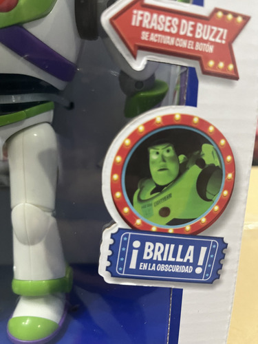 Figura Buzz Lightyear Toy Story Coleccionable Portatil