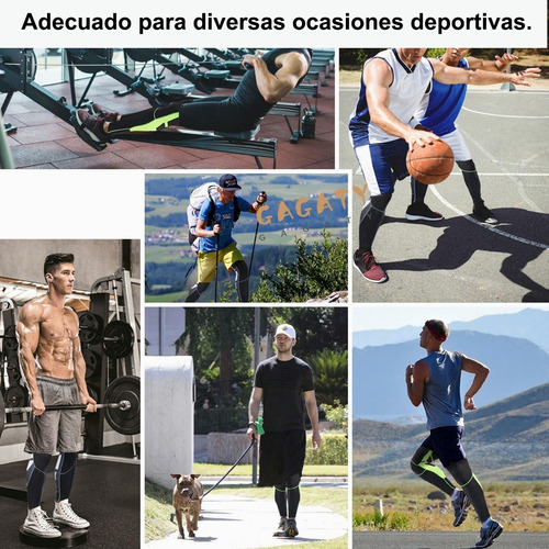 Imagen 9 de 9 de Mallas De Compresión De Secado Rápido Para Correr, Gimnasio