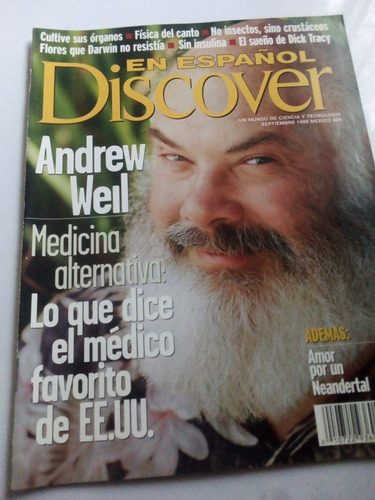 Revista Discover Septiembre 1999 Andrew Weil