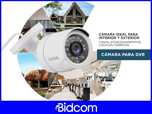 Imagen 5 de 9 de Cámara Seguridad Gadnic Bullet 36 Leds 720p Hd Resistente