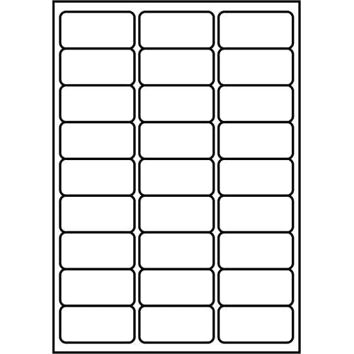 Etiquetas De Dirección Autoadhesivas A4, 27 Etiquetas ...