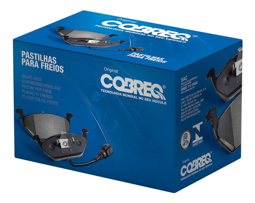 Imagen 4 de 7 de Pastilla Freno Cobreq Del 208 C3 Tu4 Uno Novo Cargo Evo Mobi
