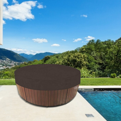 Funda Redonda Para Bañera De Hidromasaje, Cubierta Antipolvo