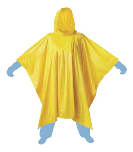 Capa Impermeable Reforzada Para Lluvia Toolcraft Amarillo