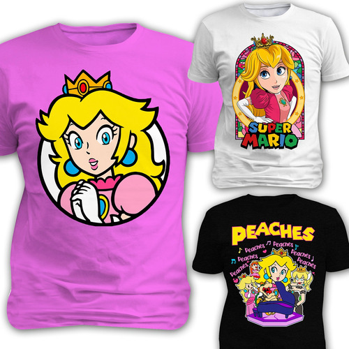 Vectores Digitales Princesa Peach Mariobros + Png + Previas