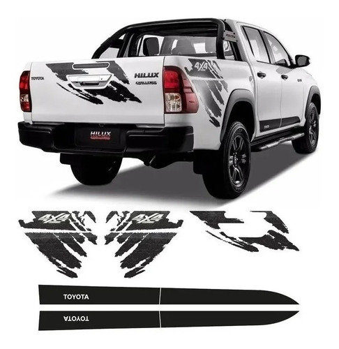 Calco Toyota Hilux Limited 2016 Degrade Juego Completo LG