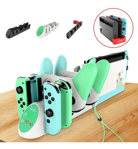 Base De Carga Rápida Cargador Joycon Para Nintendo Switch