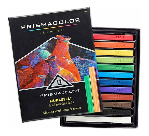 Caja Prismacolor Pasteles Nupastel X12 Colores 27048 Febo