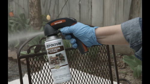 Imagen 4 de 6 de Pintura Anticorrosiva Metal Protection Brillante Aerosol 340