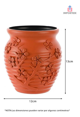 De 2pz Florero Jarron Flores Plantas Decorativo Mesa Hogar