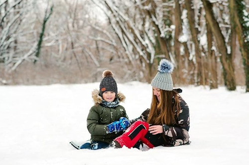 Gorro Invierno Para Niños,conjunto Bufanda Y Gorro Guantes