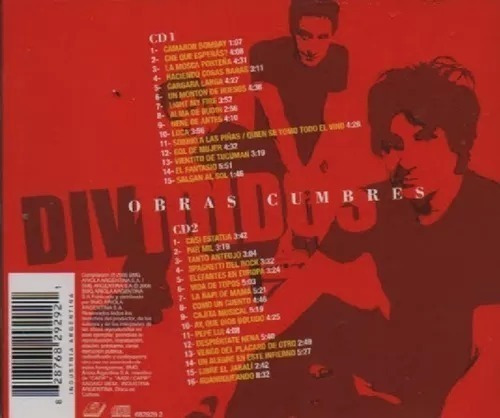 Divididos Obras Cumbres 2cd Nuevo Arg Musicovinyl