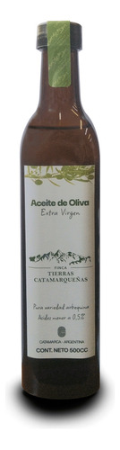 Aceite De Oliva Tierras Catamarqueñas Extra Virgen 500 Cc