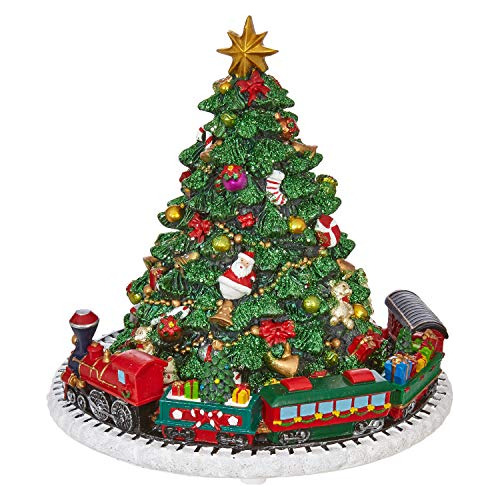 Árbol De Navidad Verde Animado Tren De 6.25 Pulgadas, ...