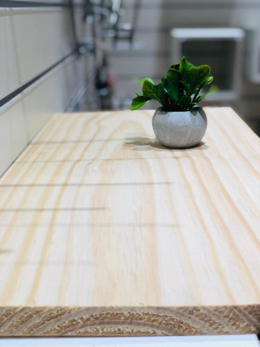 Prateleira Tabua Pinus Natural 58 X 28 X 2cm