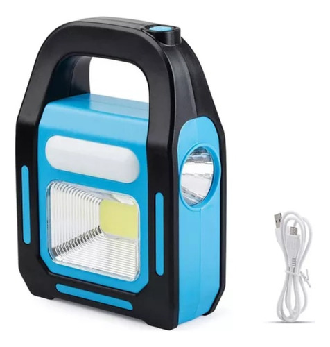 Linterna Led Solar 3 En 1 Usb Recargable