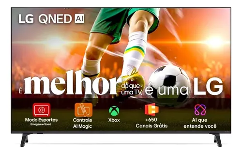Smart TV 4K QNED AI QNED70 de 50 Polegadas 2025 LG