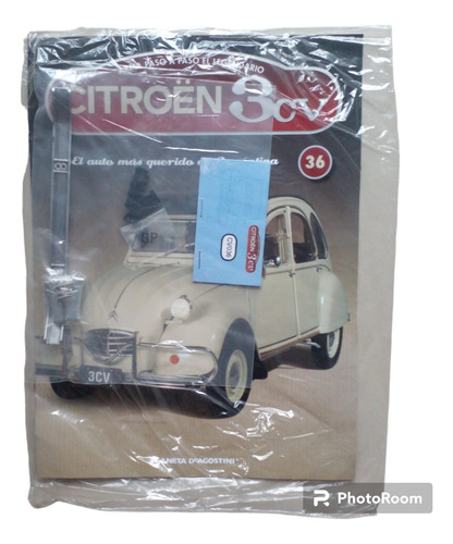 Fascículo + Pieza P/armar Citroen 3 Cv. N 36 . Nuevo