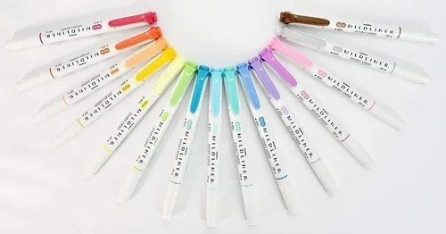 Zebra Midliner Creative Marker 15 Ct | Plumones Doble Punta