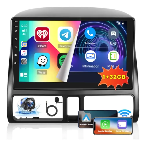 Hikity Pack Android 13 Para Honda Crv 2002-2006 - 9'' Gps