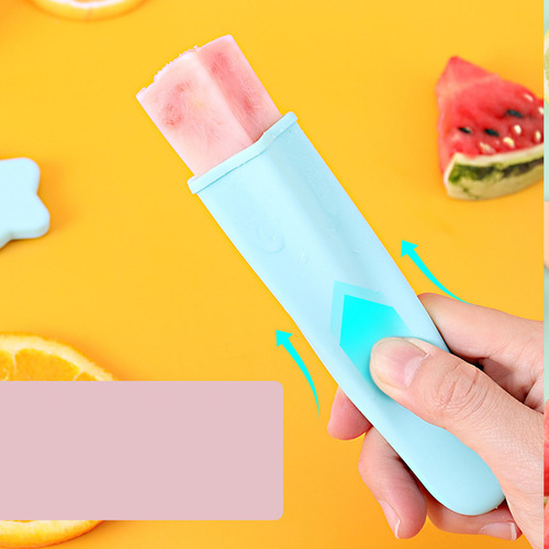 4pcs Silicone Ice Pop Mold Dustproof Safety Freezing Ice
