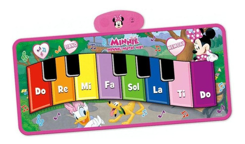 Tapete Piano Con Luces Musical Minnie 12m+ Otras