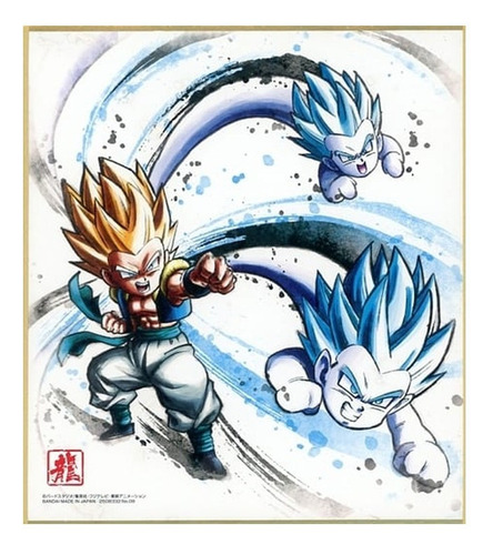 Shikishi Art Dragon Ball Gotenks Y Superfantasmas Bandai