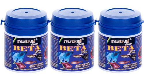 Kit Com 3 Unidade De Nutral - Beta Bits - 10g