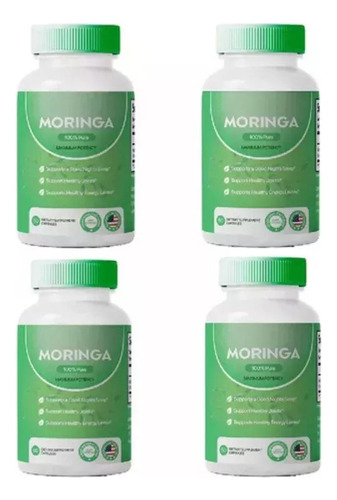 Cápsulas S Em Pó Moringa Rosabella, 4 Unidades