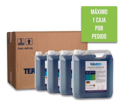 Limpia Pisos Biodegradable Concentrado - Pack 4x5 Lts