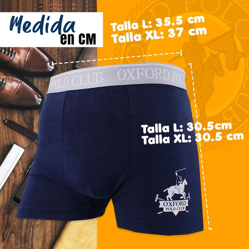 Set 12 Pcs Boxer Caballero Oxford Polo Club Original Opa-003