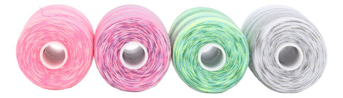 Kit De Hilo De Coser, 4 Bobinas De Poliéster, 4 Colores, 100