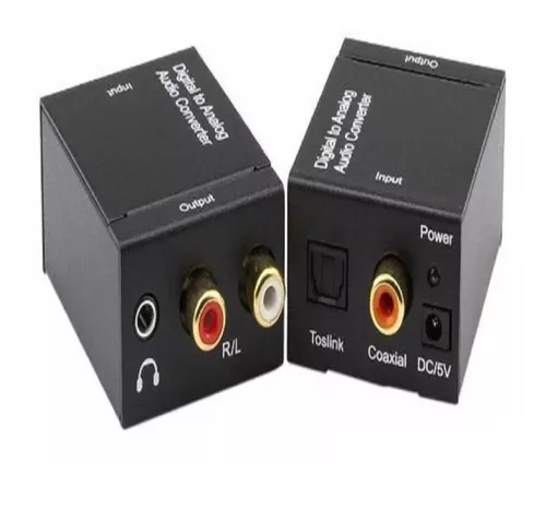 Conversor Audio Digital Toslink Coaxial A Rca Factura A O B