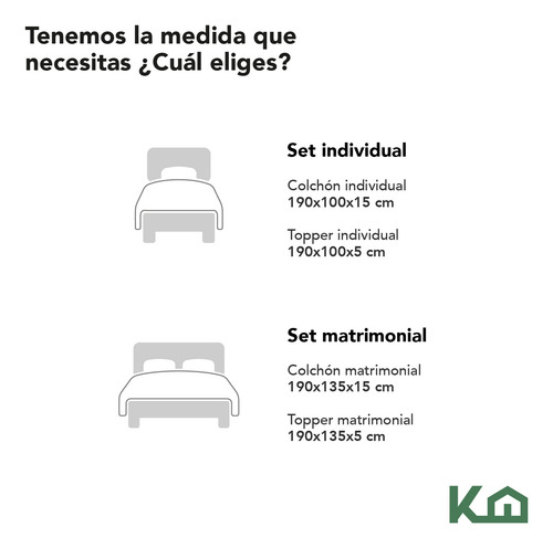 Colchón + Cubrecolchón Individual De Espuma Memory Set 2 Pz