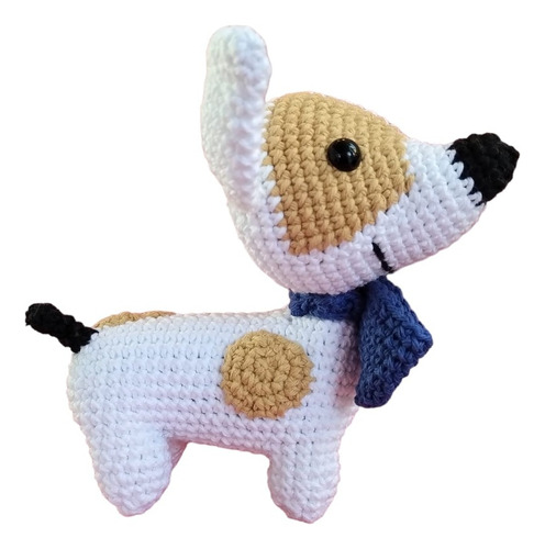 Muñeco Apego Perrito Jack Terrier Amigurumi Personalizable