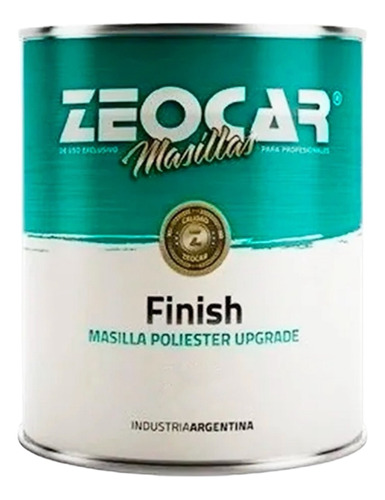 Zeocar Masilla Finish - 4 Kg  C/cat 