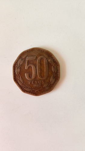 Moneda $50 Año 1982