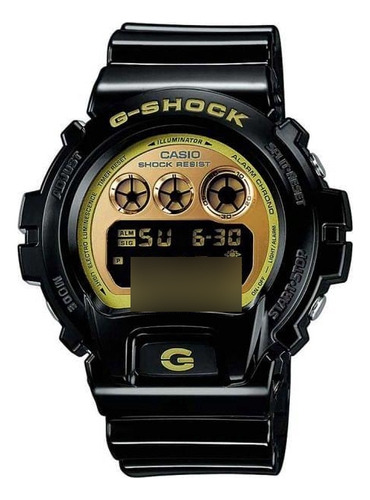 Relógio Casio G-shock Dw-6900cb-1ds Preto/dourado