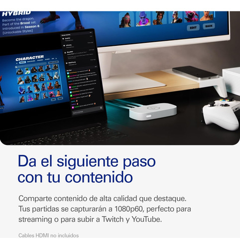 Elgato Game Capture Neo, Capturadora Portátil Usb