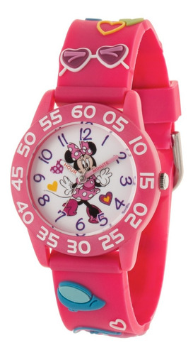 Reloj Disney Para Niña Wds000504 Tablero De Minnie Mouse