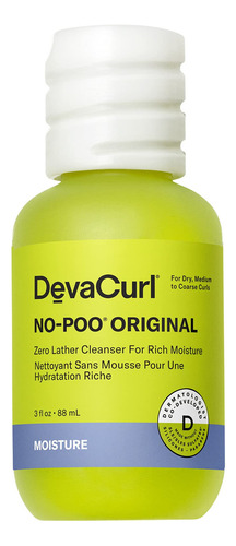 Devacurl No-poo Original Zero Lather Cleanser Para Una Rica.