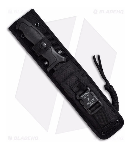 Cuchillo Buck Knives 650 Nighthawk 420hc Hoja 16,5cm Funda.