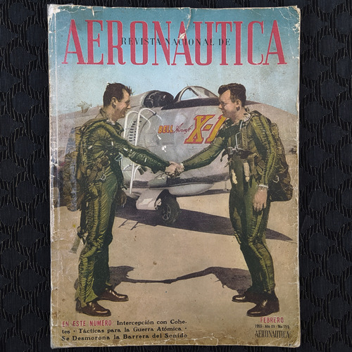 Revista Nacional De Aeronáutica Antigua Febrero 1955 