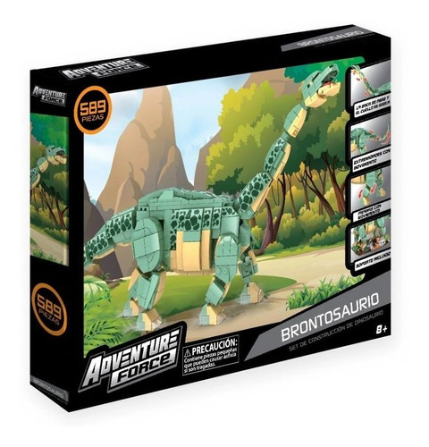 Set De Construccion Adventure Force Dinosaurio Brontosaurio