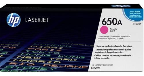 Toner Hp 650a 650 Magenta Ce273a Ce273 273a Cp5525