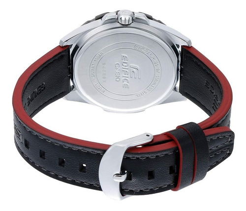 Reloj Casio Edifice Efv 120bl 1av. Cuero. Nuevo. Envío Grats