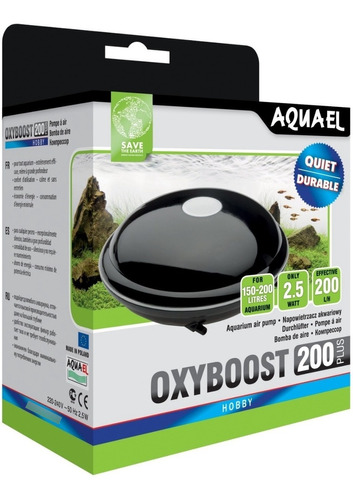 Bomba De Aire Silenciosa Oxyboost 2x100 Litros/hora Aquael