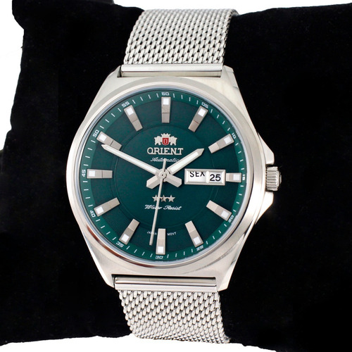 Relógio Orient Masculino Automático Prateado F49ss009 E1sx