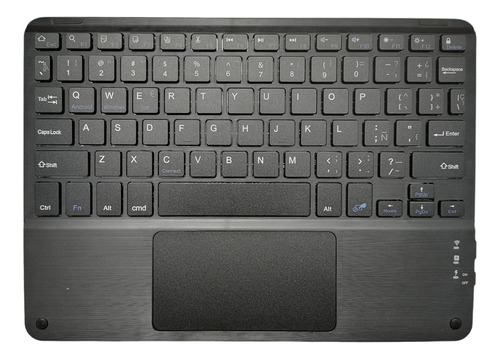 Teclado Bluetooth Magnetico Español  Ñ  Touch Ultrafino 10'