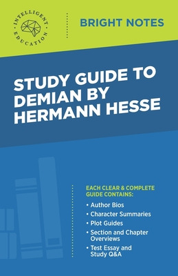 Libro Study Guide To Demian By Hermann Hesse - Intelligen...